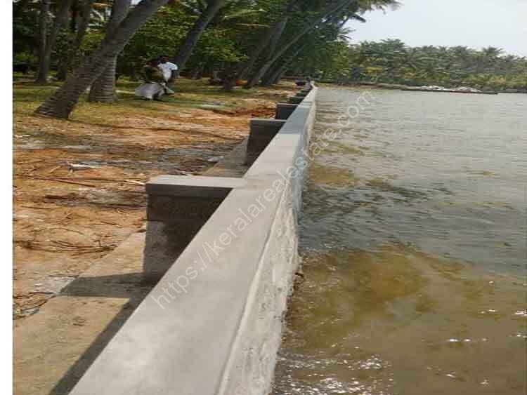 1.65 (plus) Acre, Double Lake front Land for Sale at Paravur, Kollam