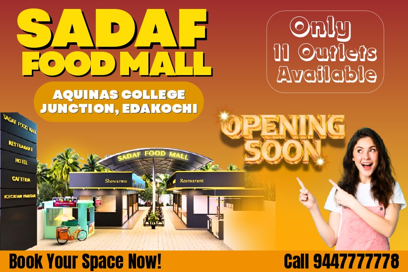 Premium Food Outlets in Food Mall, Kochi 