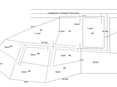  Residential Land For Sale at Puramattom, Pathanamthitta