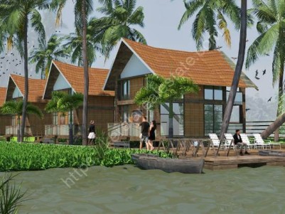 Water Frontage House for Sale at Kainady Cherukara Alappuzha