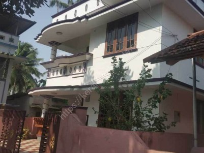 1400 Sqft Two storied house (3 BHK) on 4 Cents for Sale at Punnakkamukal, Thirumala, Trivandrum