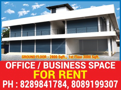 Double Storied Brand New Commercial Building with Parking Space for Sale/Rent at Chendamangalam.