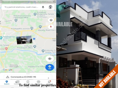 3BHK,1800SqFt House For Sale in Palakkad Town