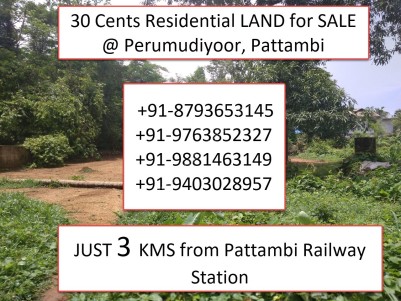 30 Cents Land for sale  at a Prime Location - Pattambi,Palakkad