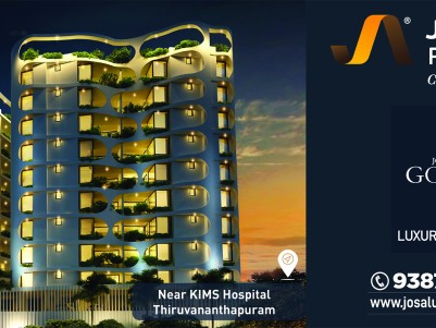 JOS ALUKKAS PROPERTIES - MODERN LUXURY APARTMENT - Golden ARK for sale at Trivandrum