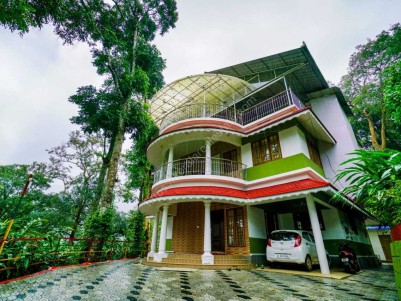 Resort with 3 Acre Cardamom For Sale at Pottankadu, Idukki