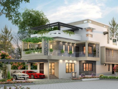 4 BHK 4309 sqft Villa in 10 Cents for sale at Cheranalloor, Ernakulam