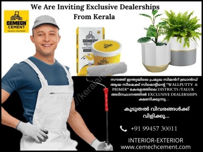 Wanted Exclusive Dealerships at Wallputty and Primer Divisions of Cemech Cement 