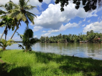 3 Acres of Water Frontage Land for Sale at Kuttanad, Alappuzha
