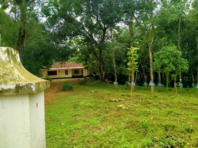 OLD BUNGALOW WITH RUBBER PLANTATION FOR SALE AT KANJIRAPPALLY, KOTTAYAM