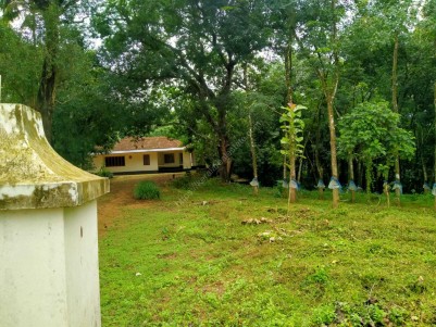 OLD BUNGALOW WITH RUBBER PLANTATION FOR SALE AT KANJIRAPPALLY, KOTTAYAM