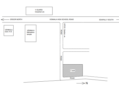 7 Cents of Residential Plot for (Purayidom) for Sale at Edappally (South), Ernakulam