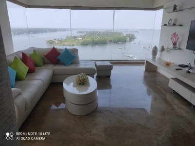 Water front Luxury furnished flat for sale at Prestige Neptune,  Marine drive,  Ernakulam