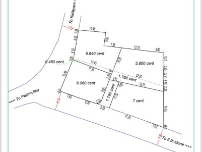 Land for Sale in Kallayam, Pallimukku, Trivandrum 