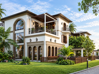 Luxurious Spanish-Style 4 BHK Villa for Sale in Vazhakkala, Ernakulam