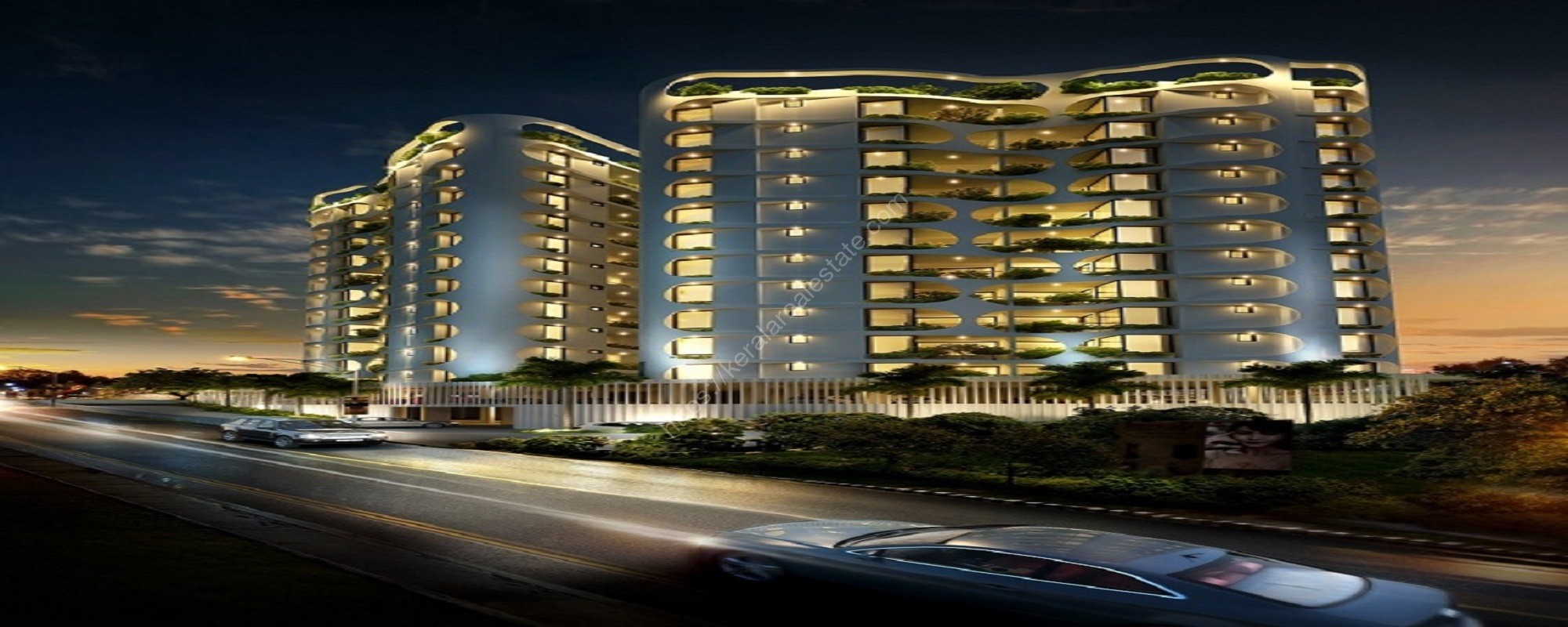 JOS ALUKKAS PROPERTIES - MODERN LUXURY APARTMENT - Golden ARK for sale at Trivandrum